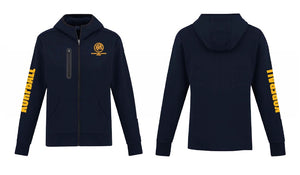 Ladies Cut Papanui High School Sport Hoodie - Sleeve Personalised