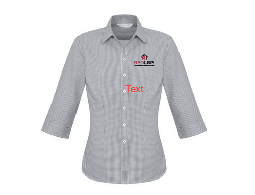 Red LBP Ladies 3/4 Sleeve Shirt