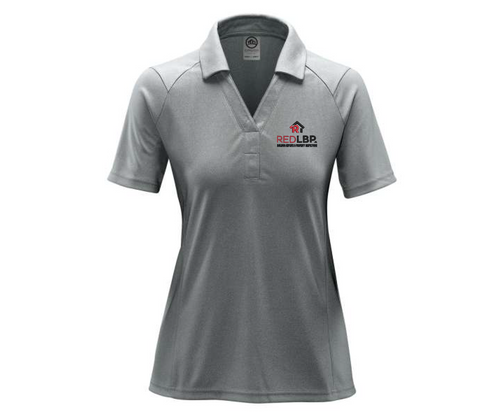 Red LBP Ladies Heathered Polo Shirt